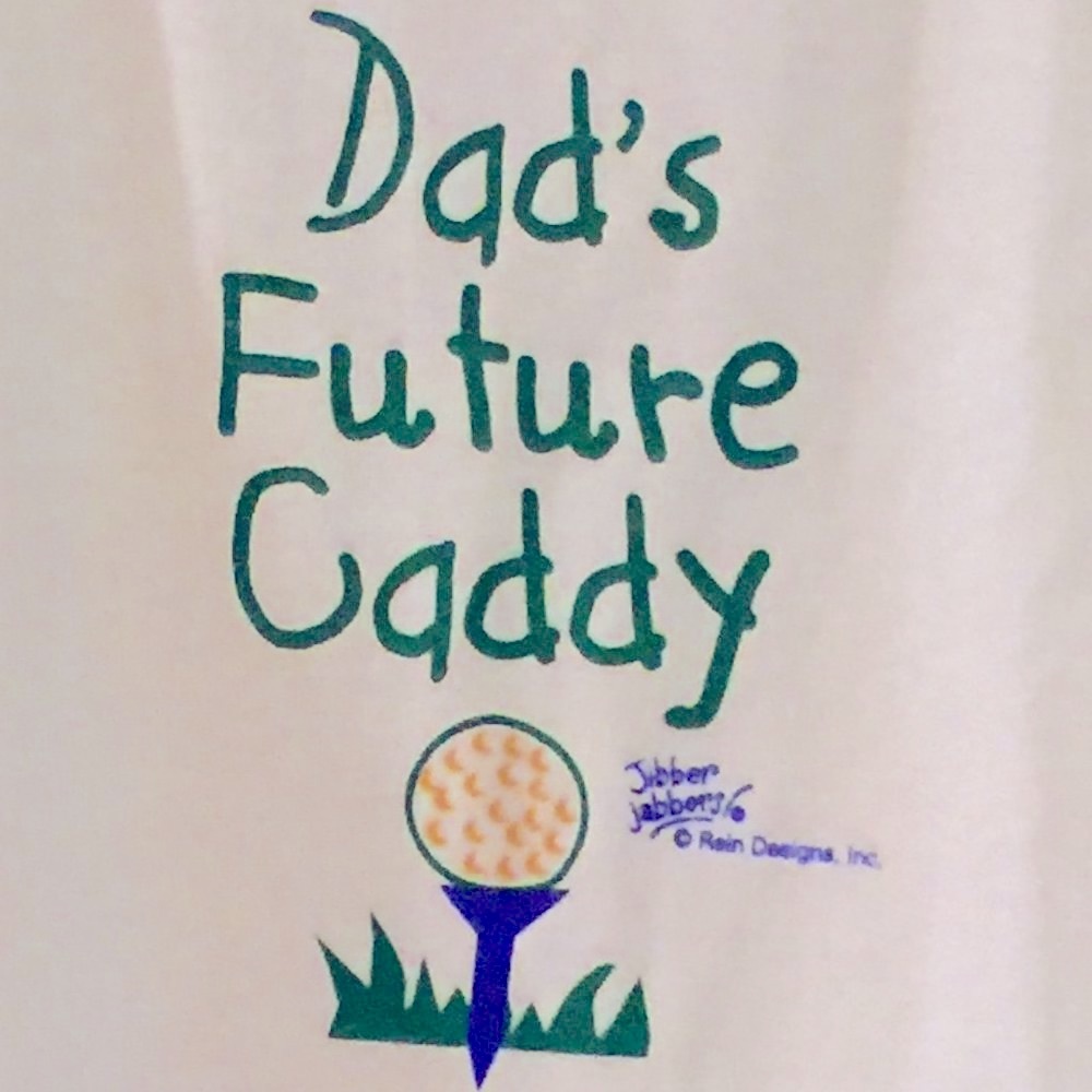 Dad's Future Caddy Infant Romper, NWT